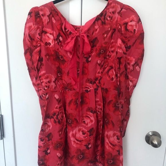 Juicy Couture Red Floral Mini Dress - Picture 3 of 10
